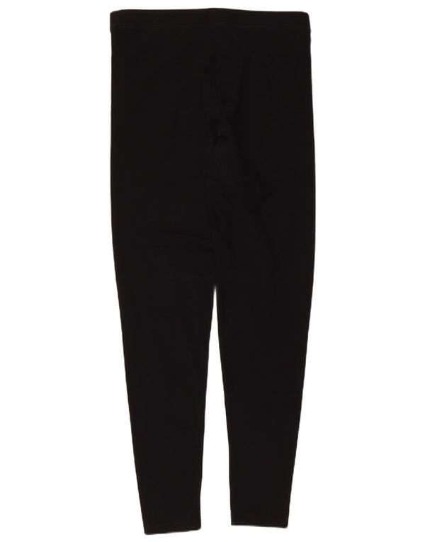 Leggings da donna Marks & Spencer UK 12 cotone nero medio