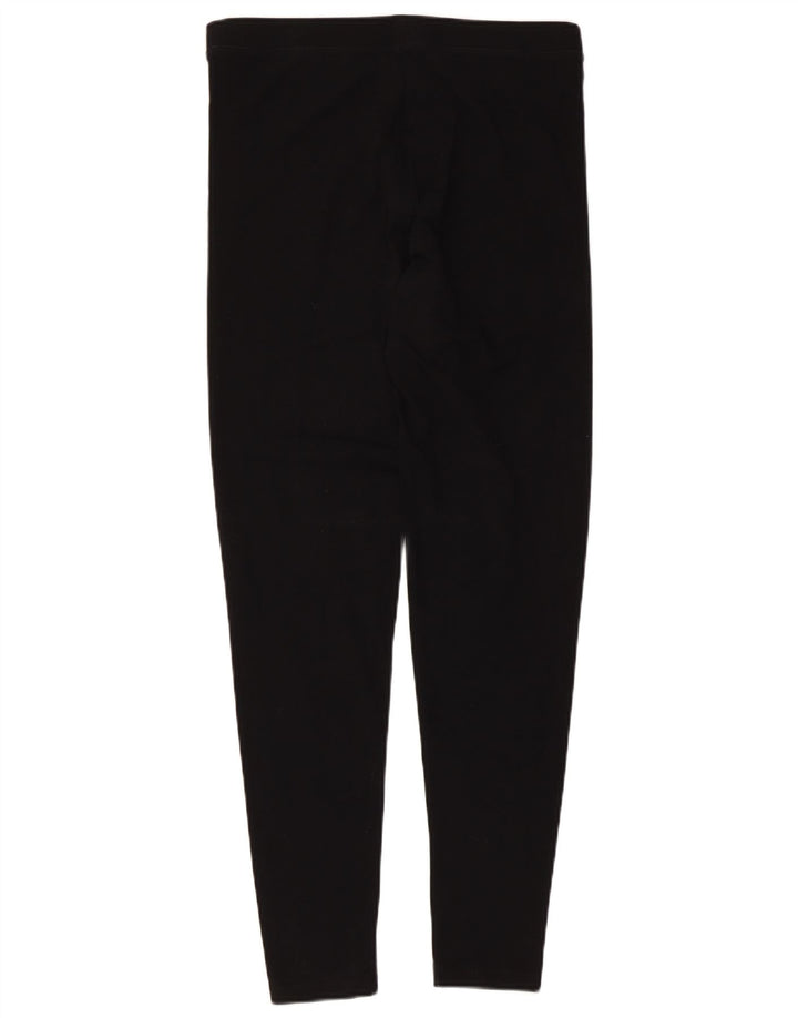 Leggings da donna Marks & Spencer UK 12 cotone nero medio