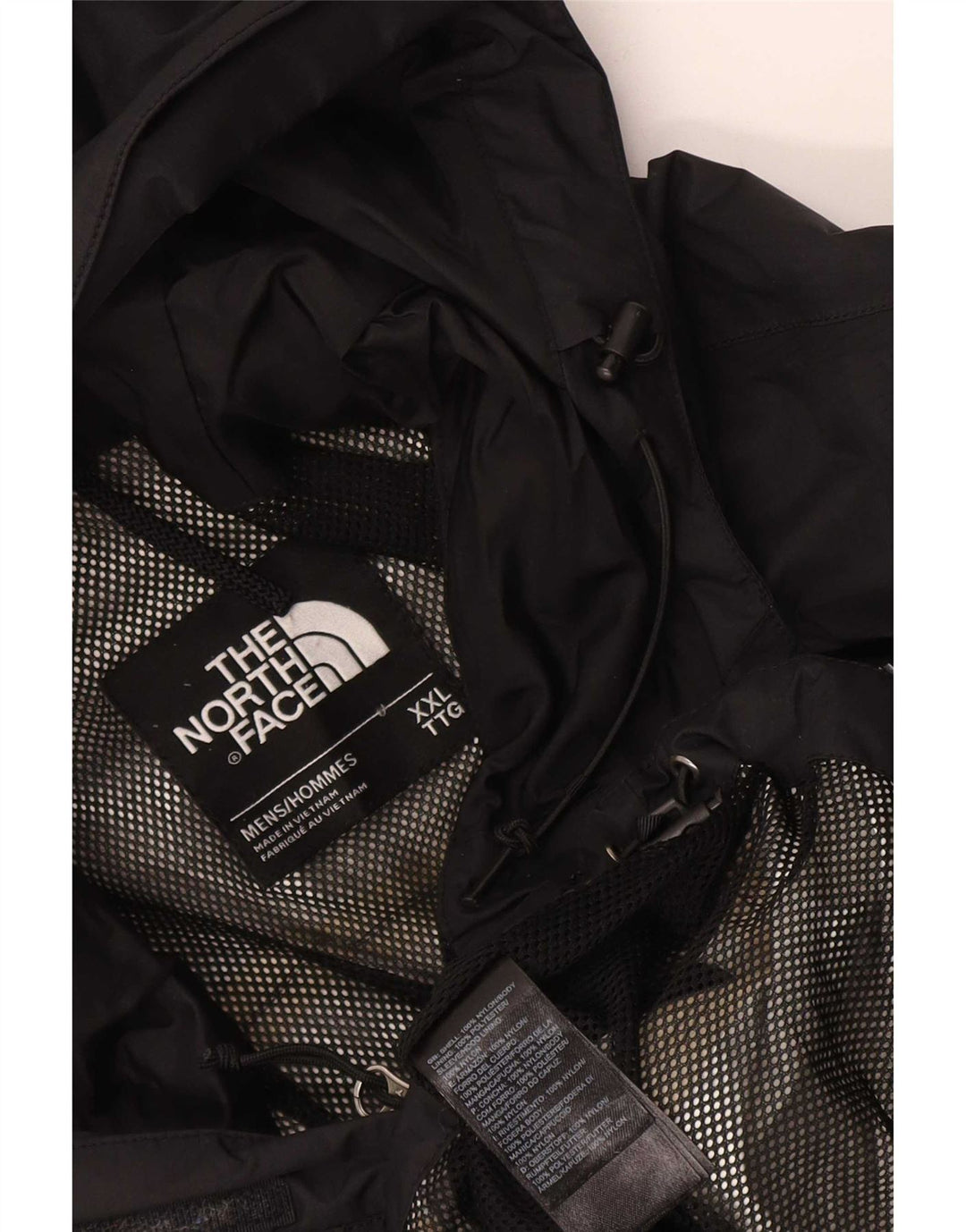 Giacca antipioggia con cappuccio da donna The North Face UK 44 2XL poliestere nero