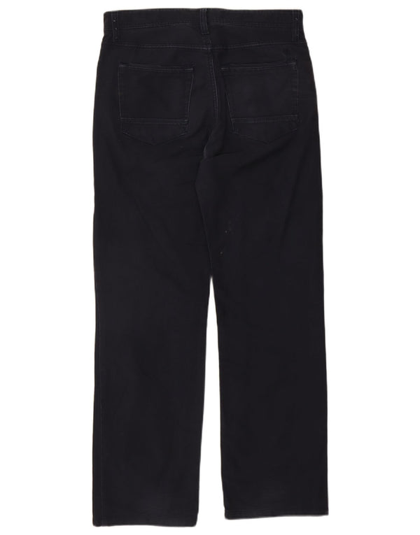 Pantaloni casual dritti da uomo Timberland W30 L29 cotone blu navy
