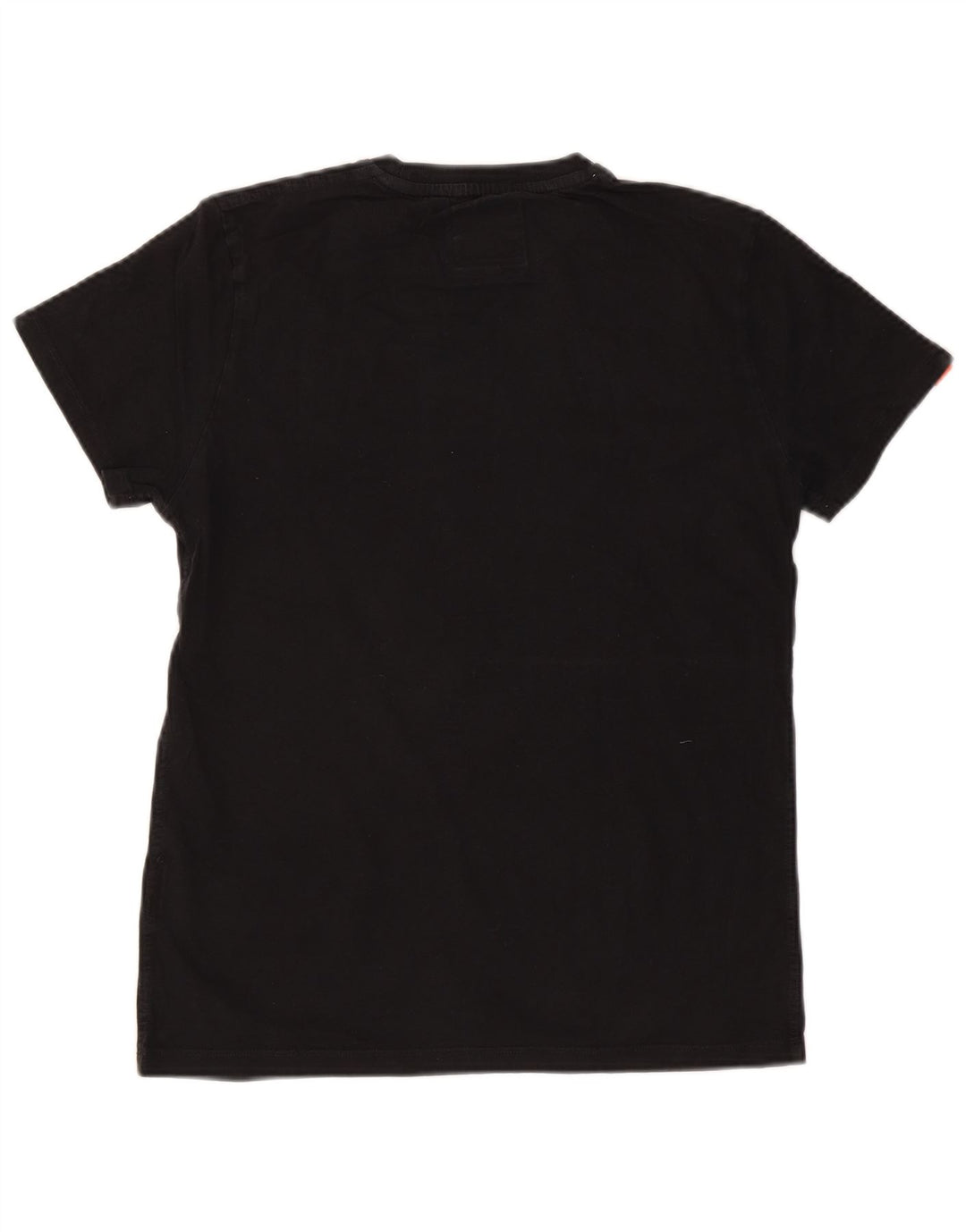 T-shirt da uomo SUPERDRY Top in cotone nero medio