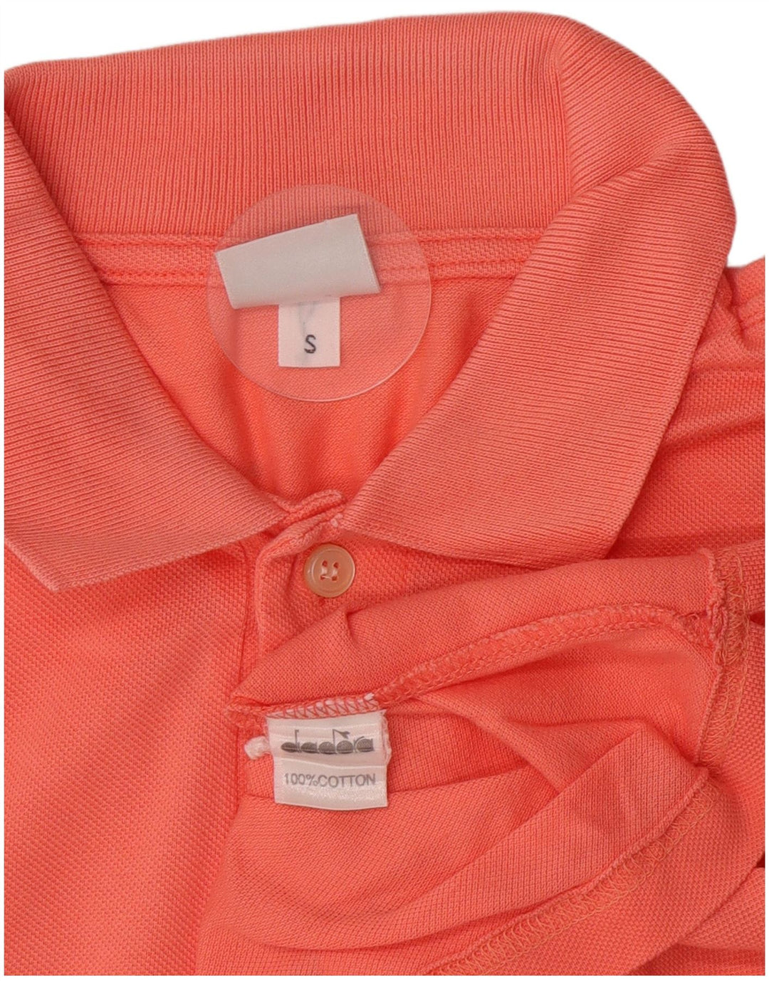 Polo Diadora Uomo Small Rosa Cotone