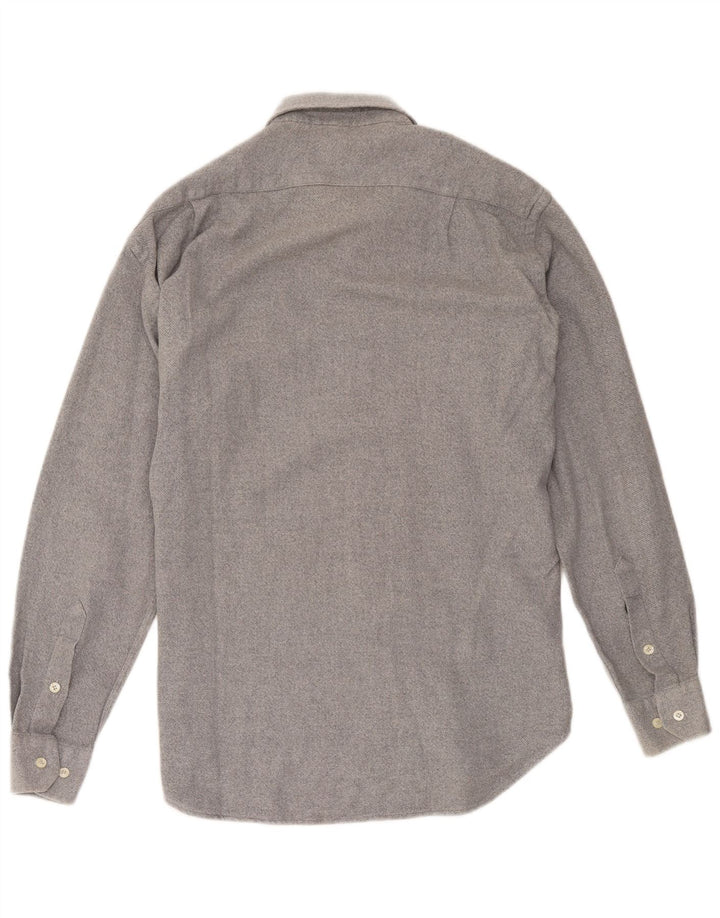 Camicia da uomo vintage taglia 41 16 grande grigia