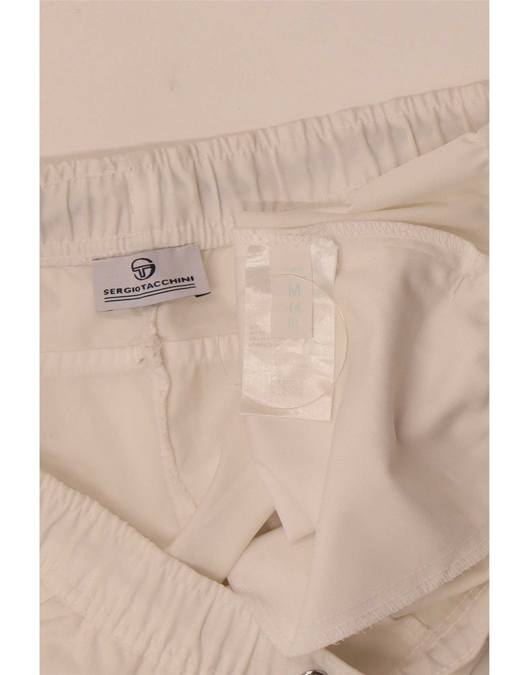 Pantaloncini sportivi da donna Sergio Tacchini IT 44 Medium White Poliestere