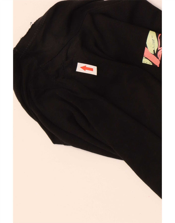 T-shirt grafica da donna Puma UK 16 grande nera