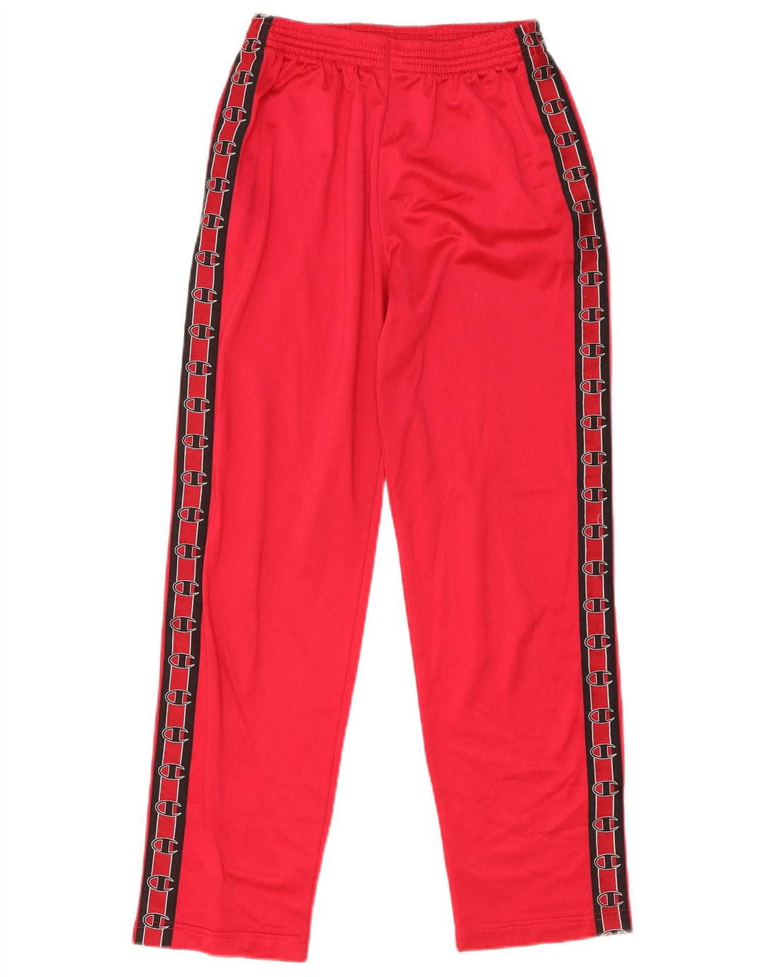 Pantaloni da tuta grafica da uomo Champion Poliestere color block rosso medio