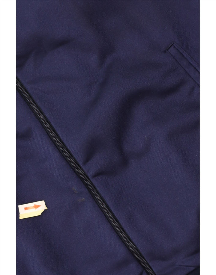 Giacca sportiva ASICS da uomo con grafica, giacca grande, blu navy, in poliammide