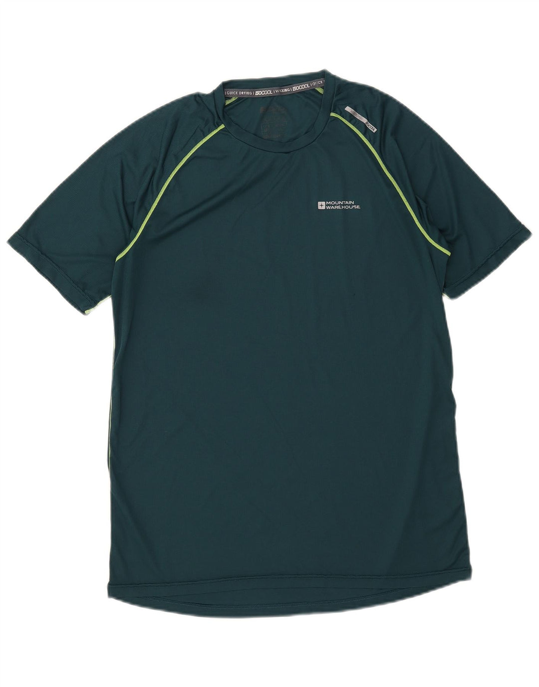 T-shirt da uomo Mountain Warehouse Top grande in poliestere verde