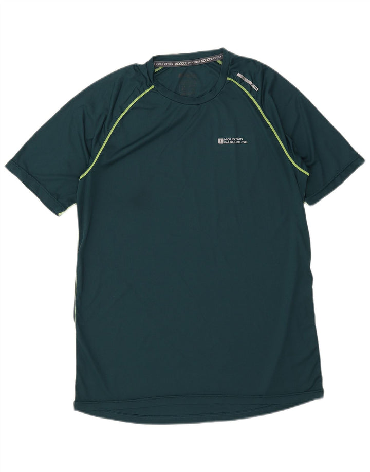 T-shirt da uomo Mountain Warehouse Top grande in poliestere verde