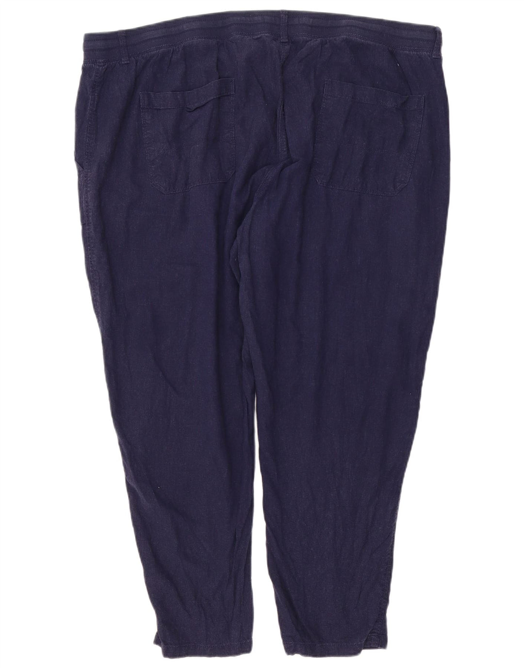 Pantaloni chino slim da donna Marks & Spencer W46 L26 Blu navy