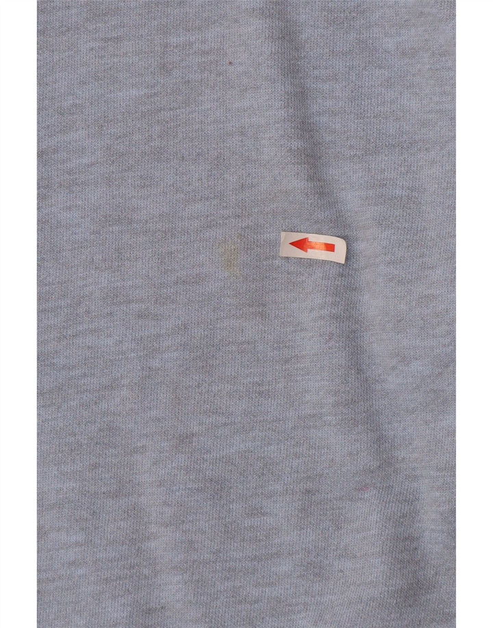 Felpa da donna vintage americana maglione UK 16 grande blu classico