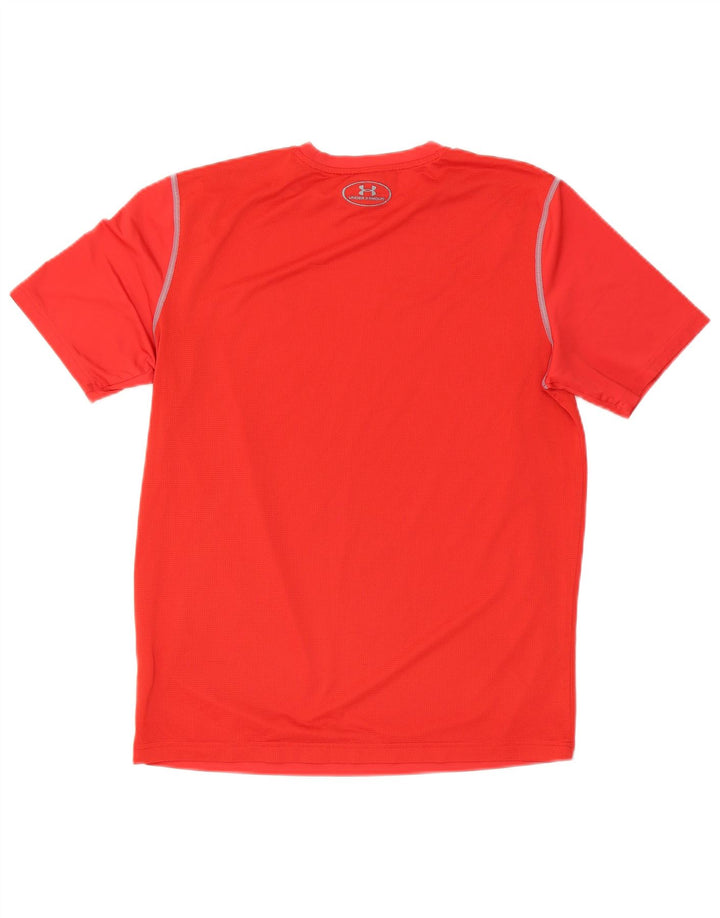 Maglietta Under Armour da uomo Heat Gear Top in poliestere rosso medio