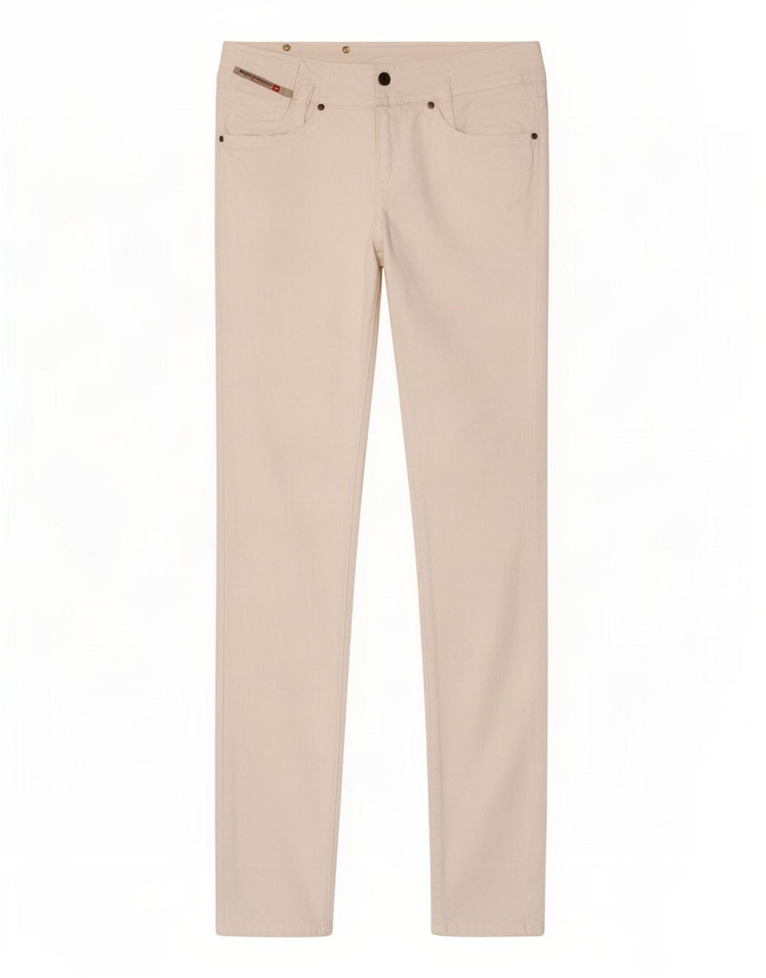 Jeans slim da donna Diesel W28 L33 cotone bianco