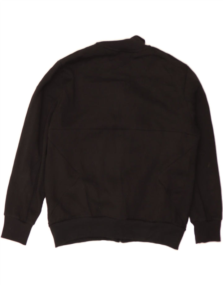 UMBRO Womens Tracksuit Top Jacket UK 14 Medium Black Cotton Vintage Umbro and Second-Hand Umbro from Messina Hembry 