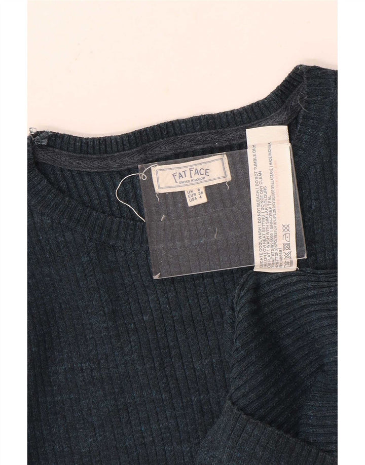 Maglione maglione con scollo a barca da donna Fat Face UK 8 piccolo blu