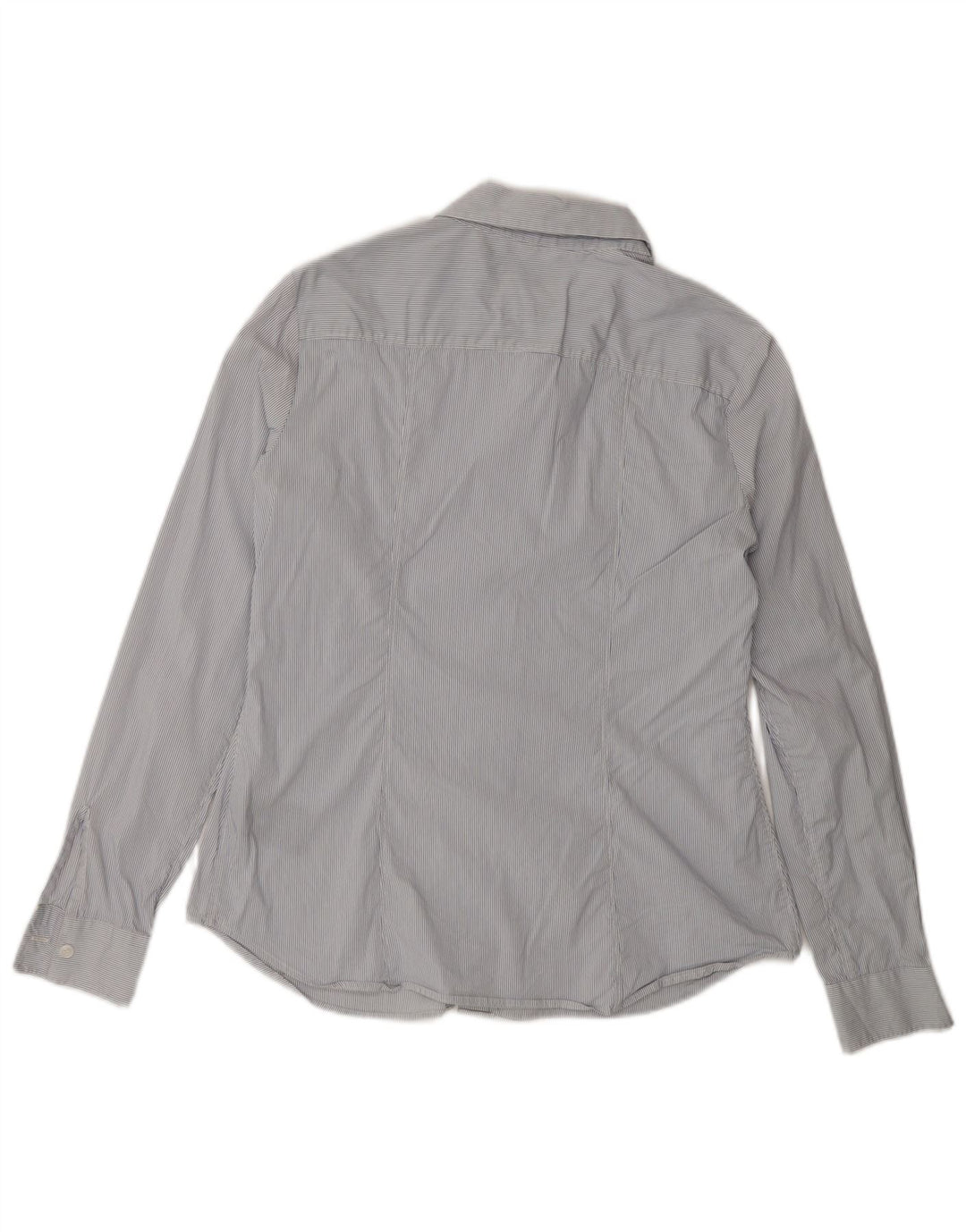 Camicia da donna G-Star UK 14 Cotone gessato blu medio