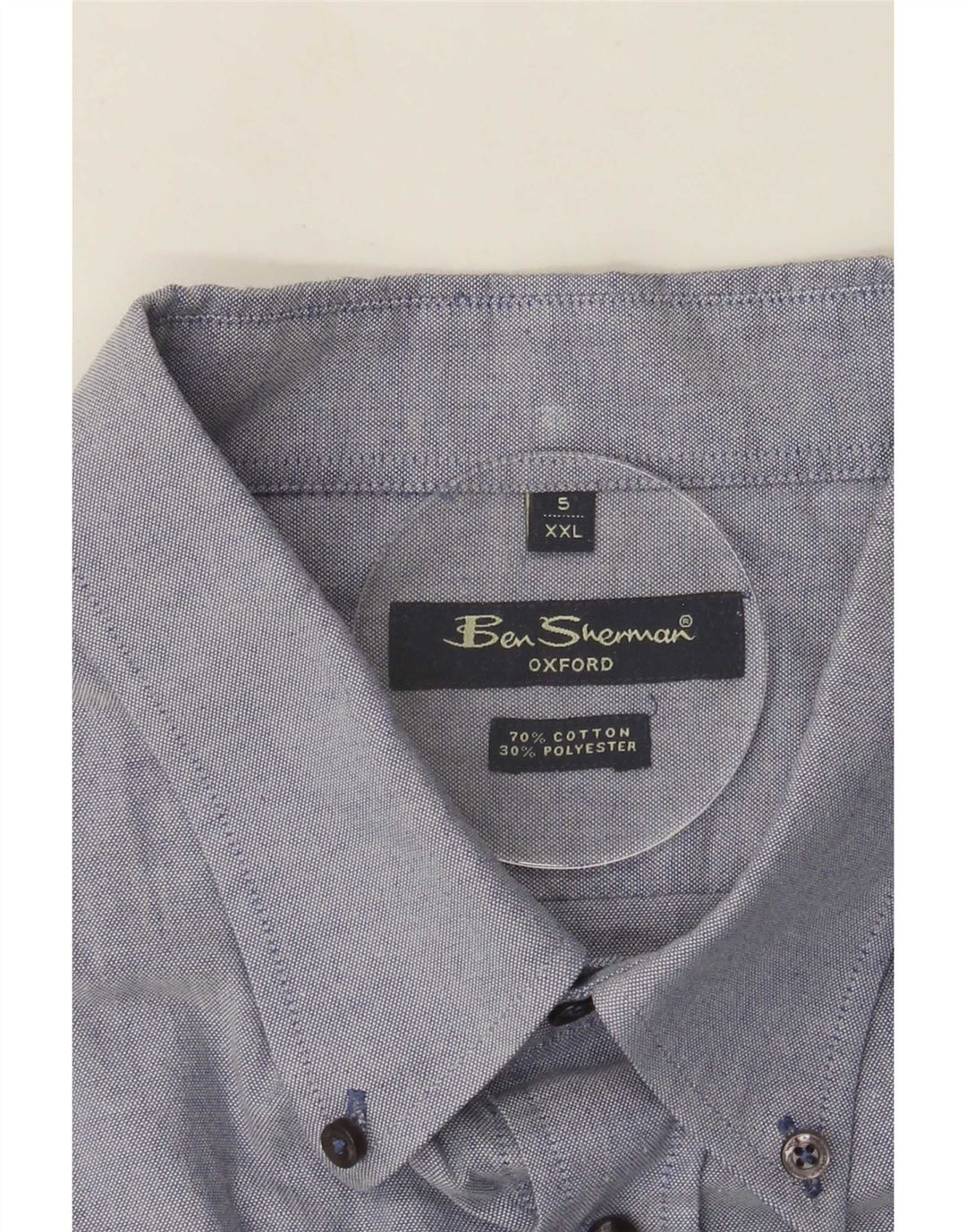 Camicia Oxford da uomo Ben Sherman 2XL cotone blu