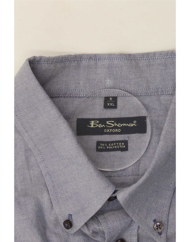 Camicia Oxford da uomo Ben Sherman 2XL cotone blu