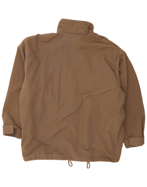 Giacca a vento Nike da uomo vestibilità ampia UK 45/47 XL nylon marrone