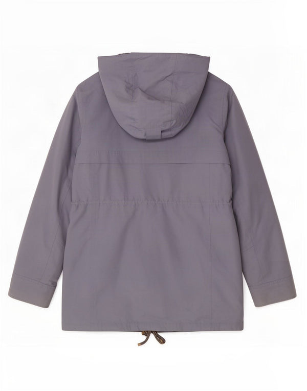 Giacca Parka con cappuccio da donna Jack Wolfskin UK 14/16 grande cotone blu
