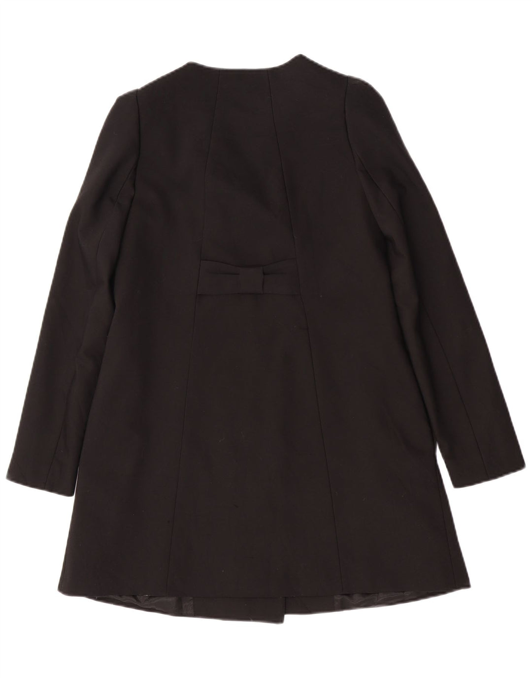 Cappotto doppiopetto da donna Zara UK 6 XS poliestere nero