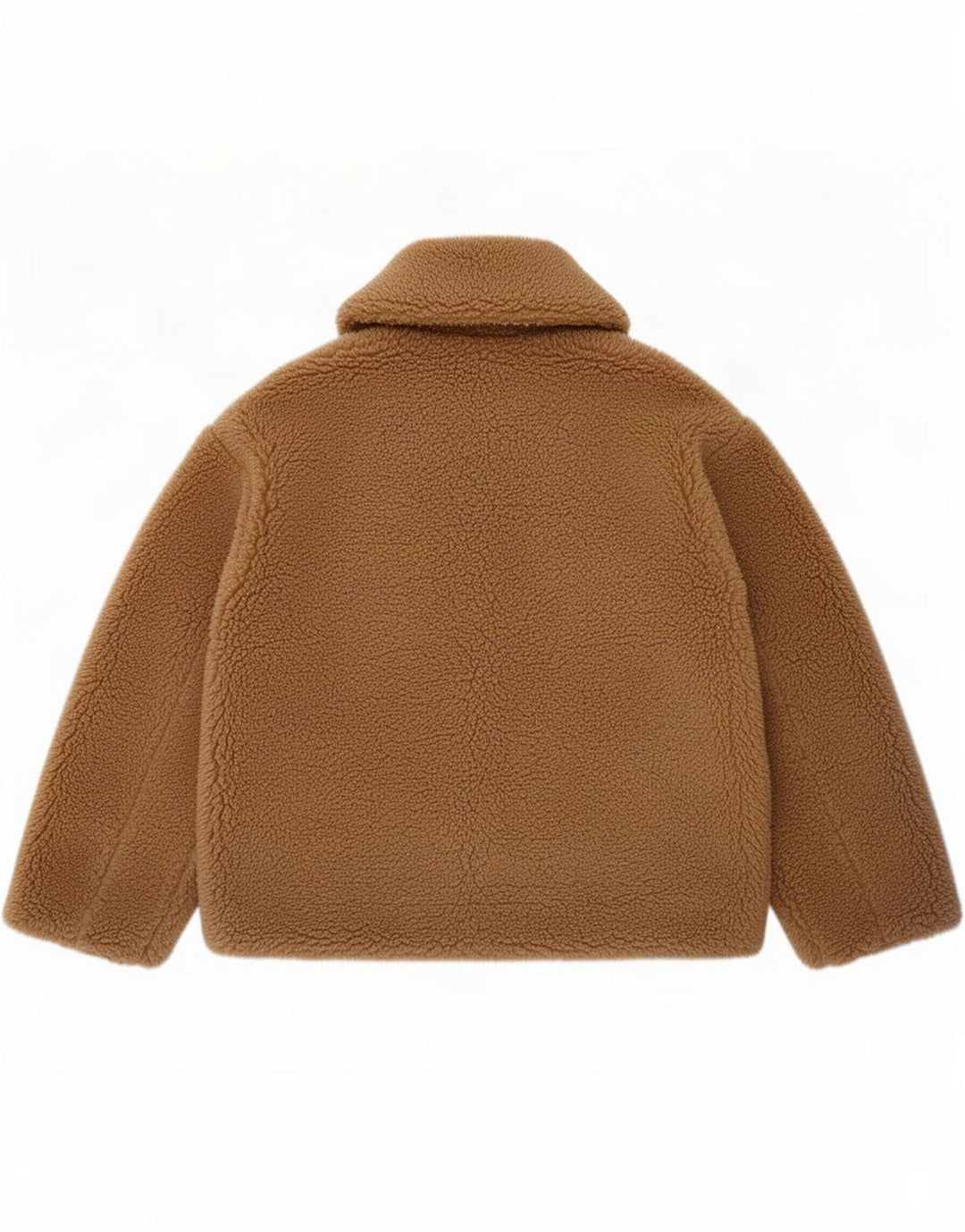 Giacca Sherpa oversize da donna Zara UK 6 XS poliestere marrone