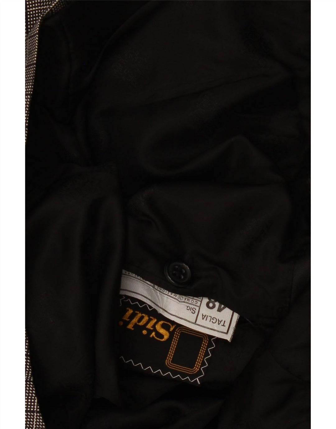 Giacca Blazer Doppiopetto Donna Sidi IT 48 XL Seta a quadri Grigia