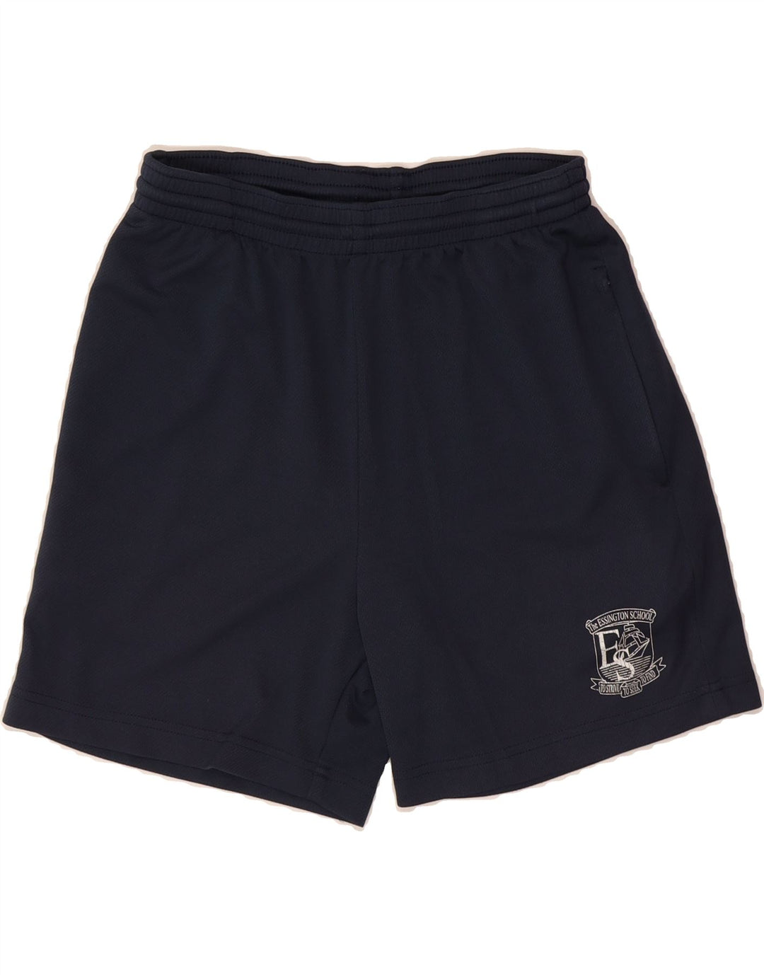 CHAMPION Boys Sport Shorts 13-14 Years Navy Blue Polyester Vintage Champion and Second-Hand Champion from Messina Hembry 