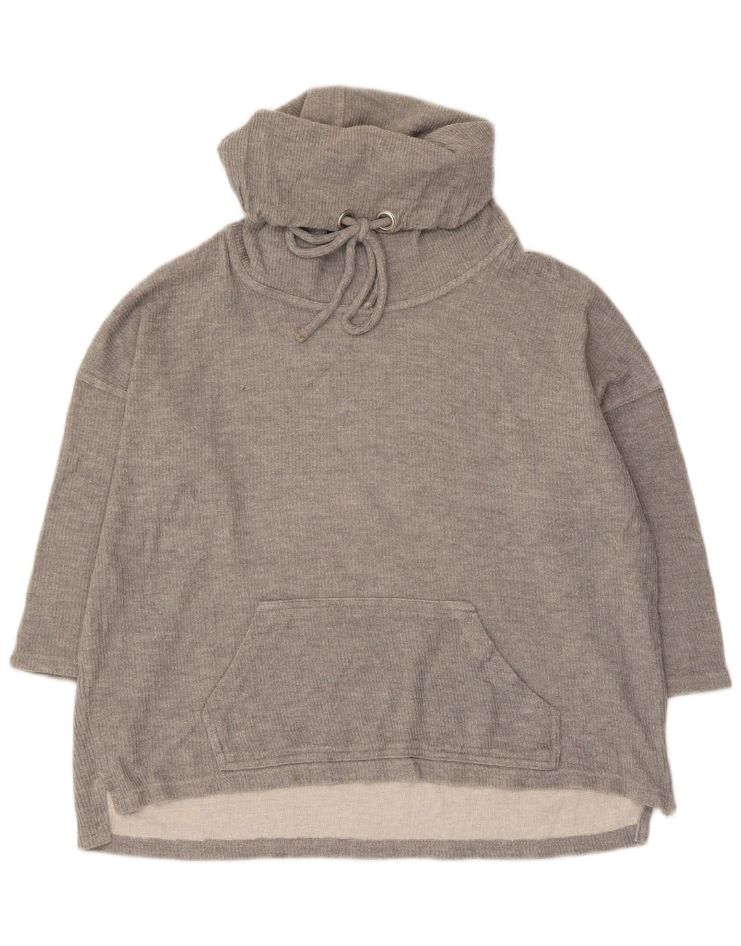 Maglione oversize con maniche a 3/4 da donna Zara UK 14 Grigio medio