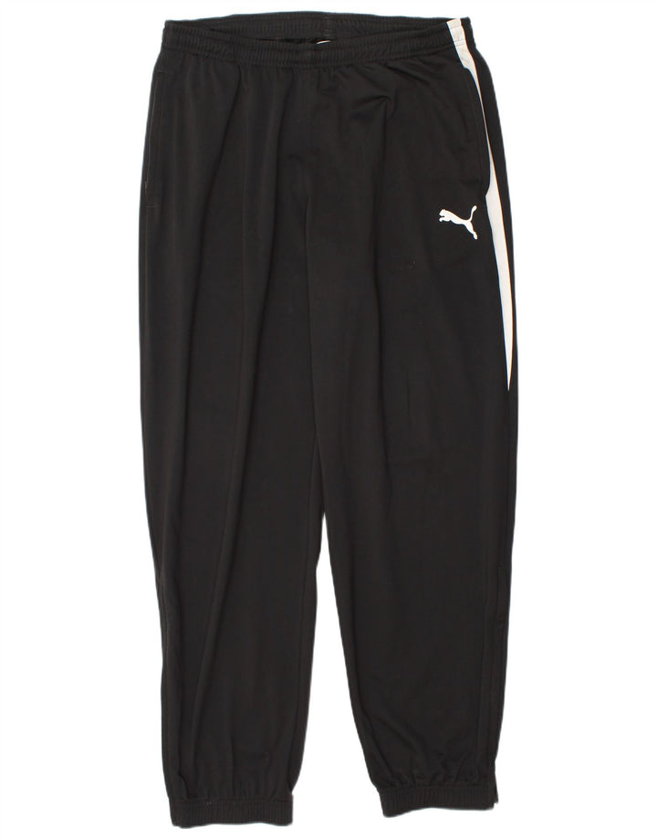Pantaloni da tuta da uomo Puma Joggers grandi neri in poliestere