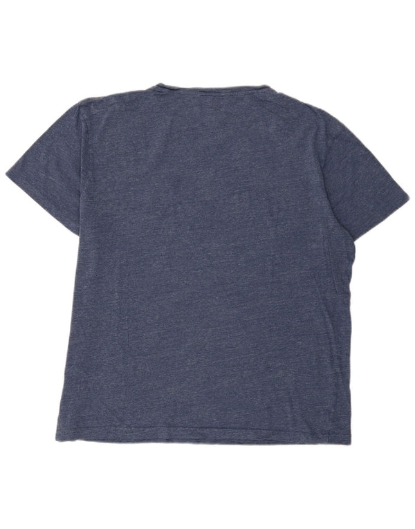 Polo Ralph Lauren T-shirt da uomo dalla vestibilità classica, top grande, in cotone blu
