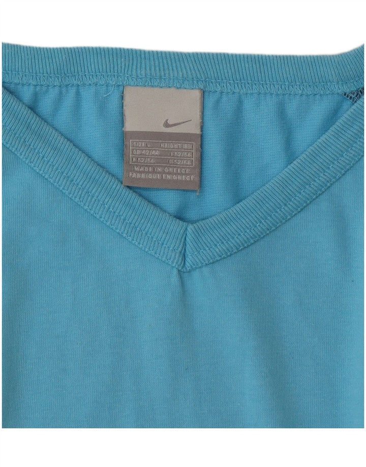 T-shirt Nike da uomo UK 42/44 Large Blu Colourblock