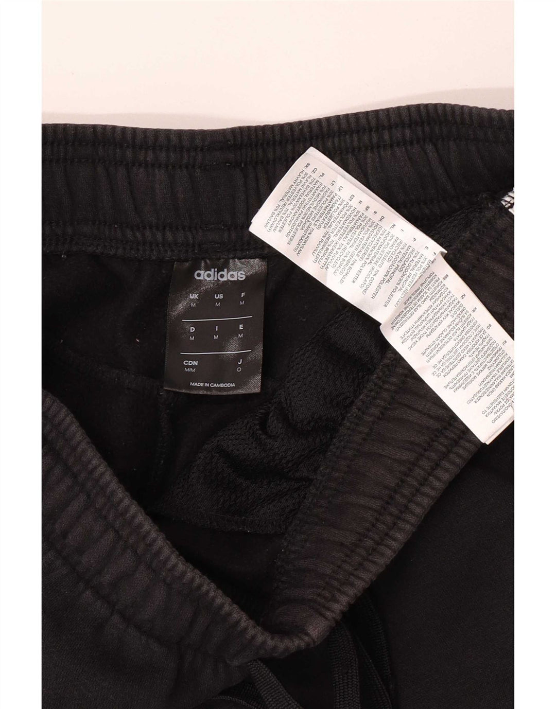 Pantaloni da tuta da uomo Adidas Joggers medio cotone nero