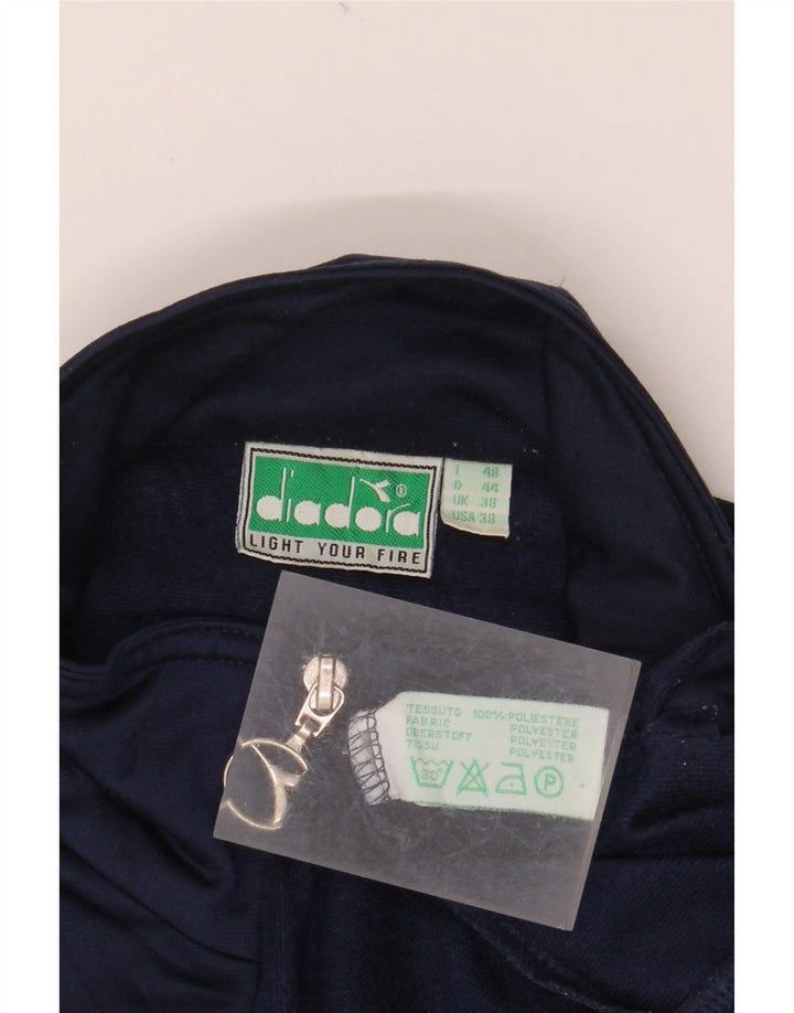 DIADORA Giacca da tuta da uomo UK 38 Medium Blu Navy Colourblock