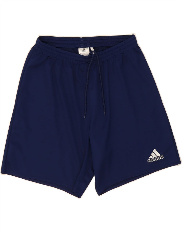 ADIDAS Mens Climalite Sport Shorts Medium  Navy Blue Polyester Vintage Adidas and Second-Hand Adidas from Messina Hembry 