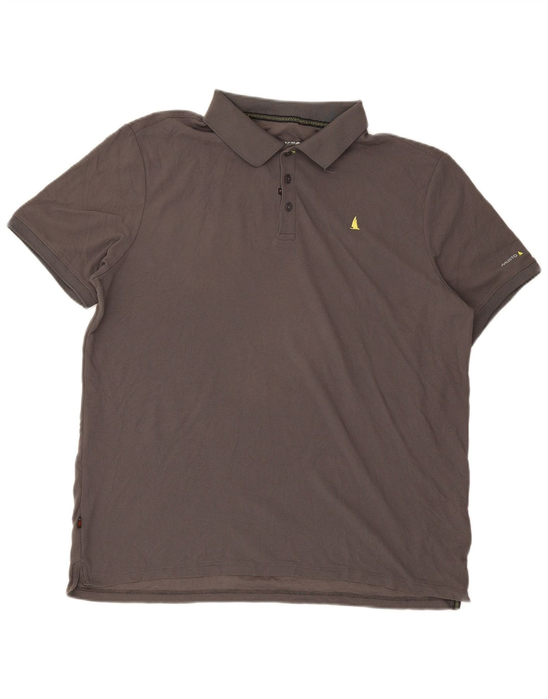 Polo da uomo MUSTO XL grigia in poliammide