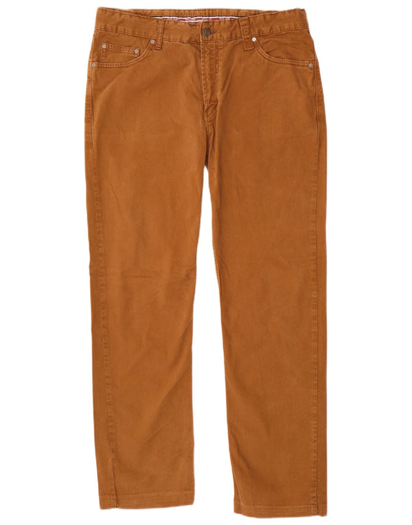 Pantaloni casual dritti da uomo Pierre Cardin IT 46 Small W34 L30 Marrone