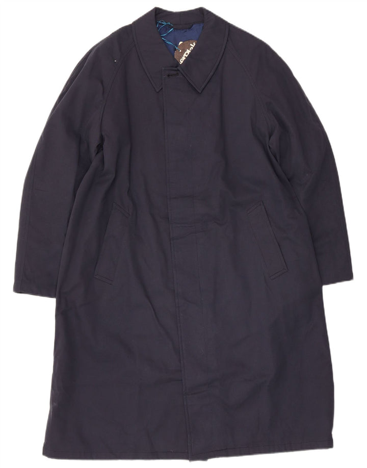 Soprabito vintage da uomo UK 38 medio blu navy
