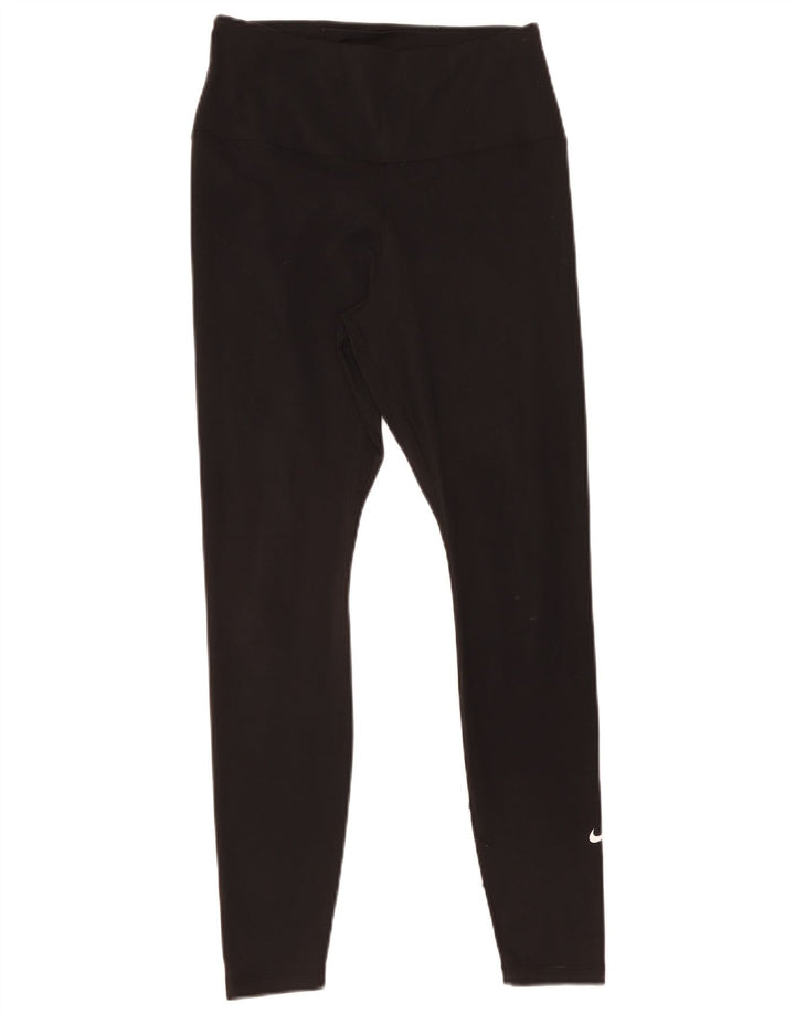 Leggings Nike Dri Fit da donna UK 12 medio nero poliestere