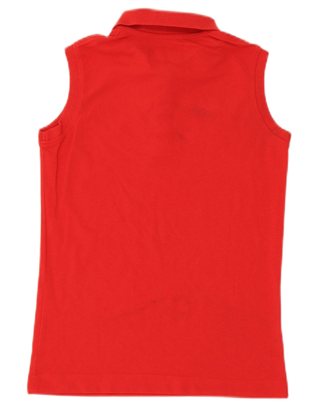 Polo senza maniche Kappa da donna UK 10 piccola rossa