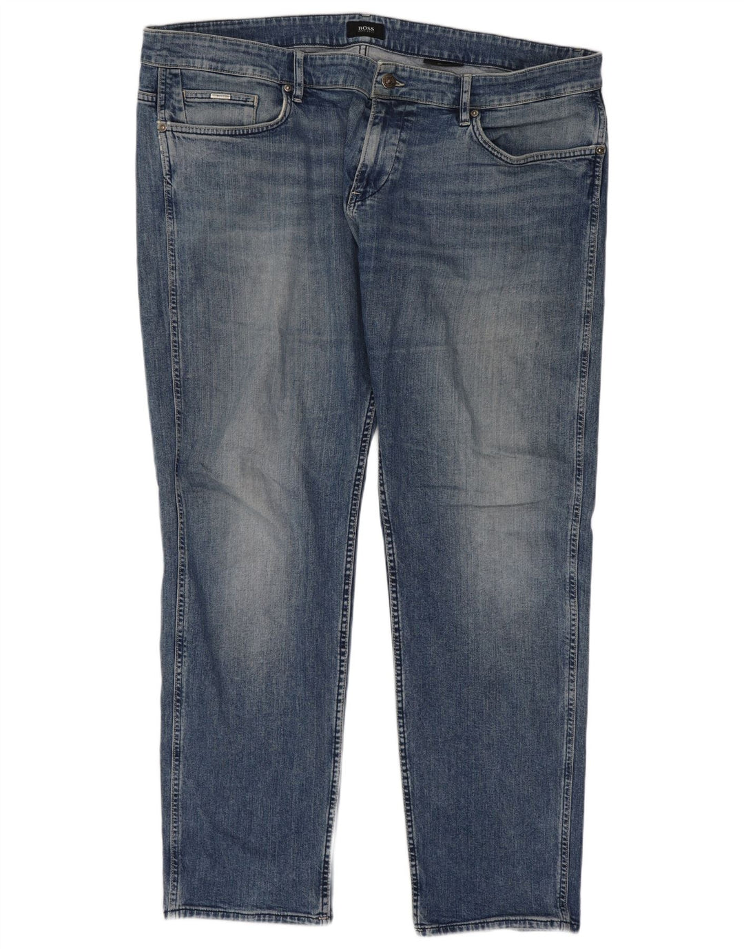 Jeans slim da uomo Hugo Boss W40 L32 cotone blu