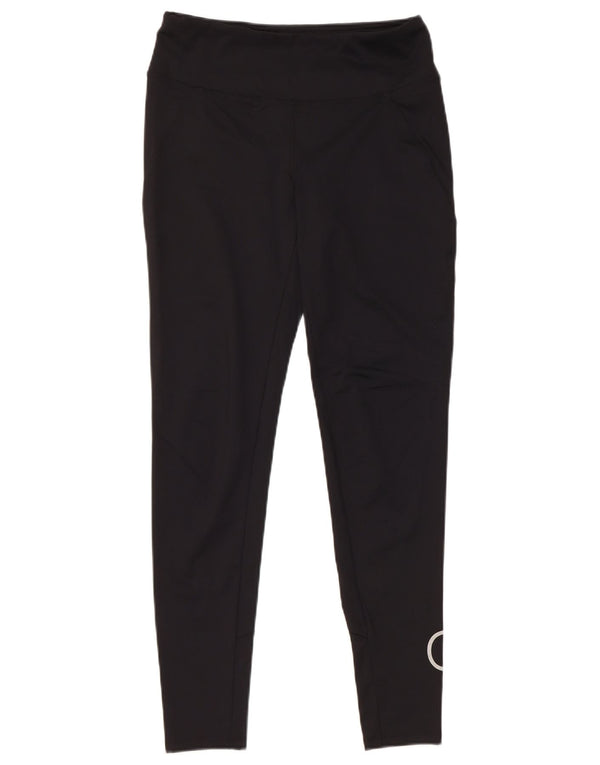 Leggings grafici da golf da donna Calvin Klein UK 10 piccoli poliestere nero