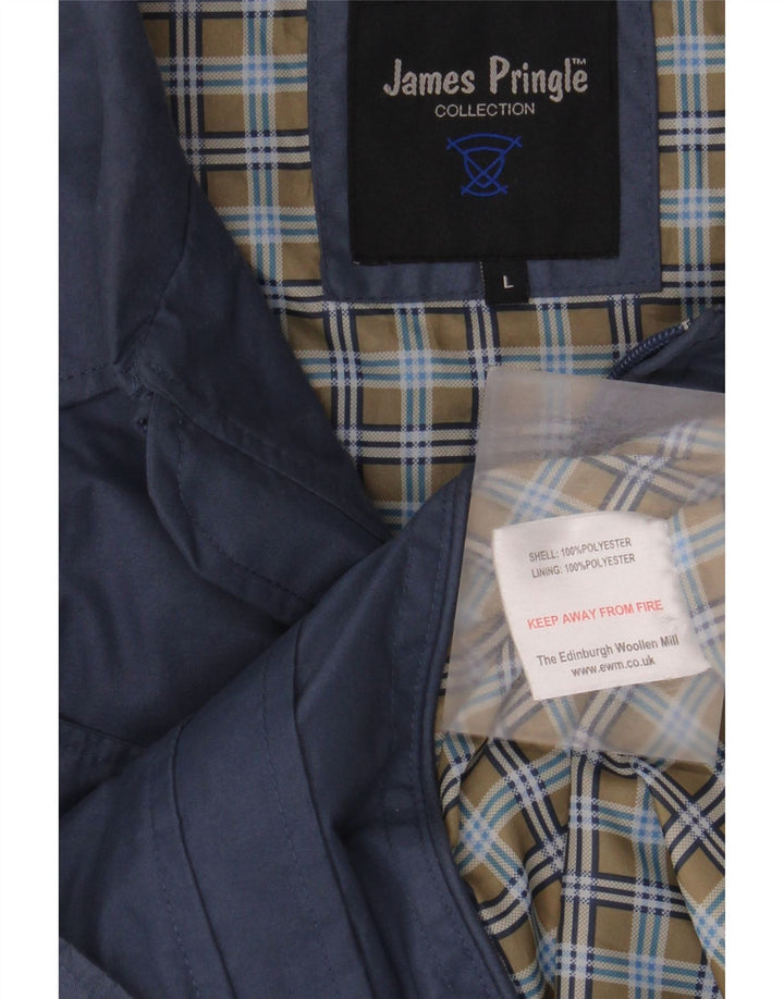 Giacca bomber da uomo James Pringle UK 40 grande poliestere blu