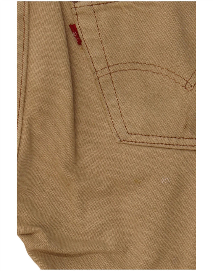 Levi's Uomo 501 Jeans dritti W28 L30 Beige