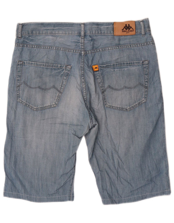 Pantaloncini di jeans Kappa Perfect Fit da uomo W33 in cotone blu medio