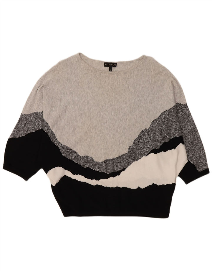 PHASE EIGHT Maglione oversize da donna con scollo a barca UK 14 Grigio medio