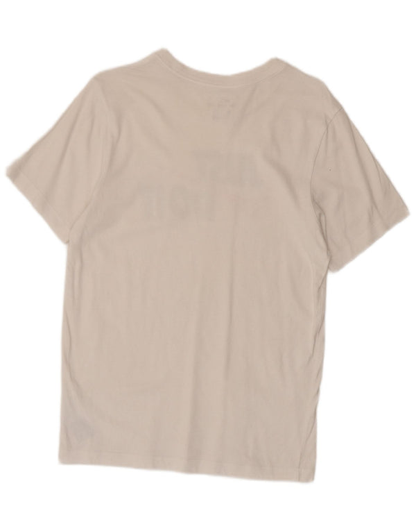 T-shirt grafica da uomo Nike Top Small in cotone bianco