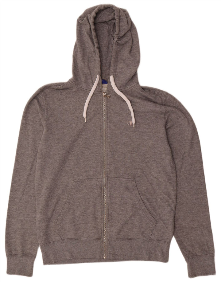 CHAMPION Felpa con cappuccio e zip Rochester da uomo grigio medio