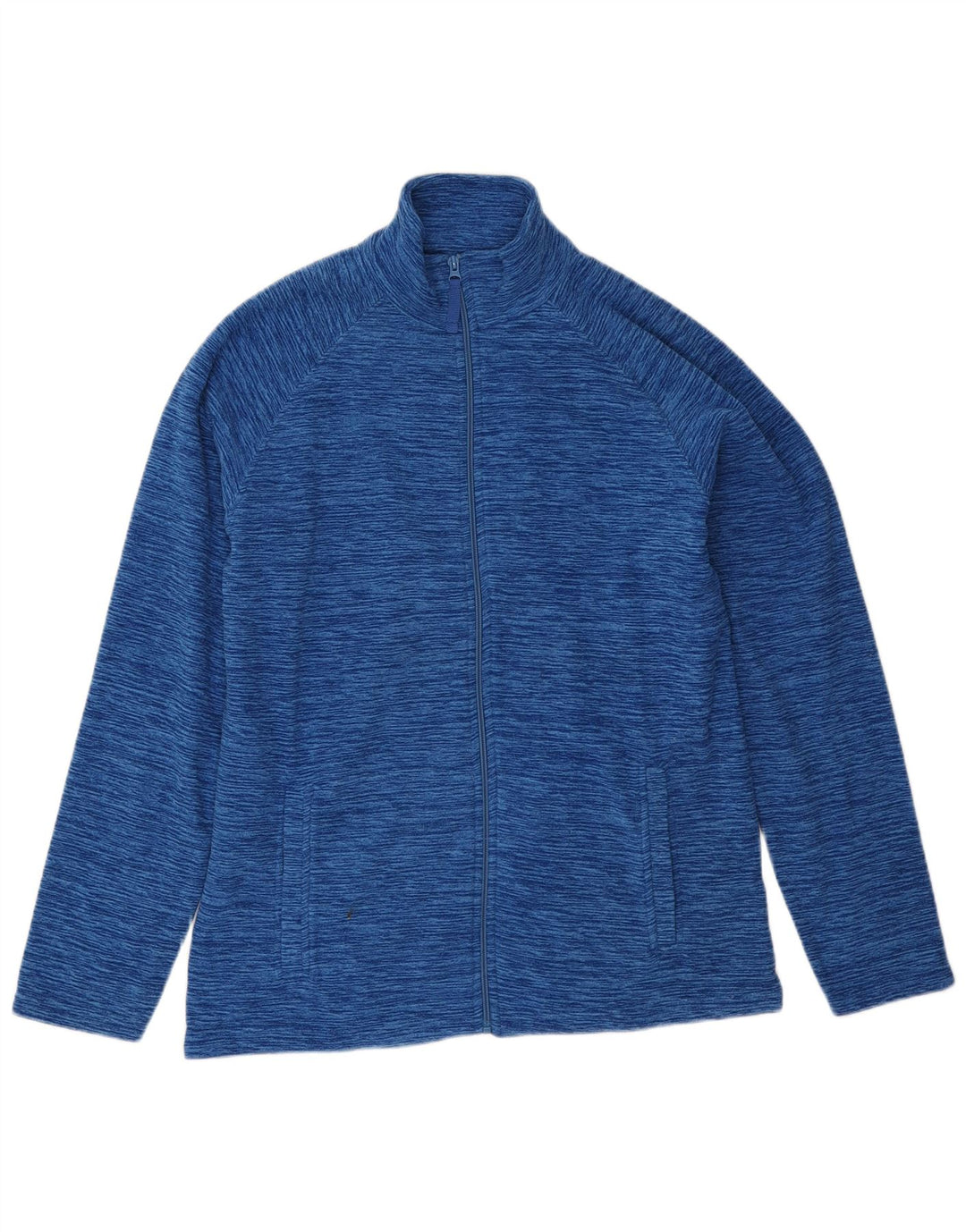 Giacca in pile da uomo Mountain Warehouse UK 38 Poliestere screziato blu medio