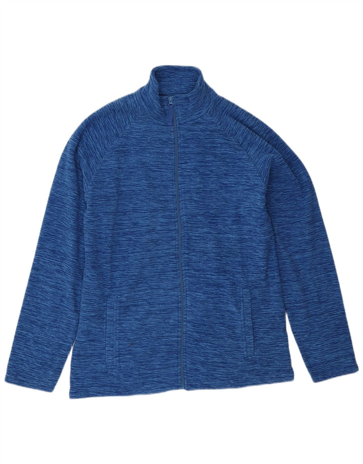 Giacca in pile da uomo Mountain Warehouse UK 38 Poliestere screziato blu medio